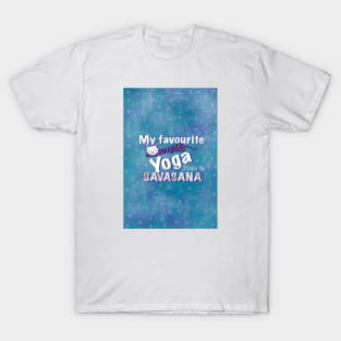 My favourite yoga pose is Savasana punk T-Shirt